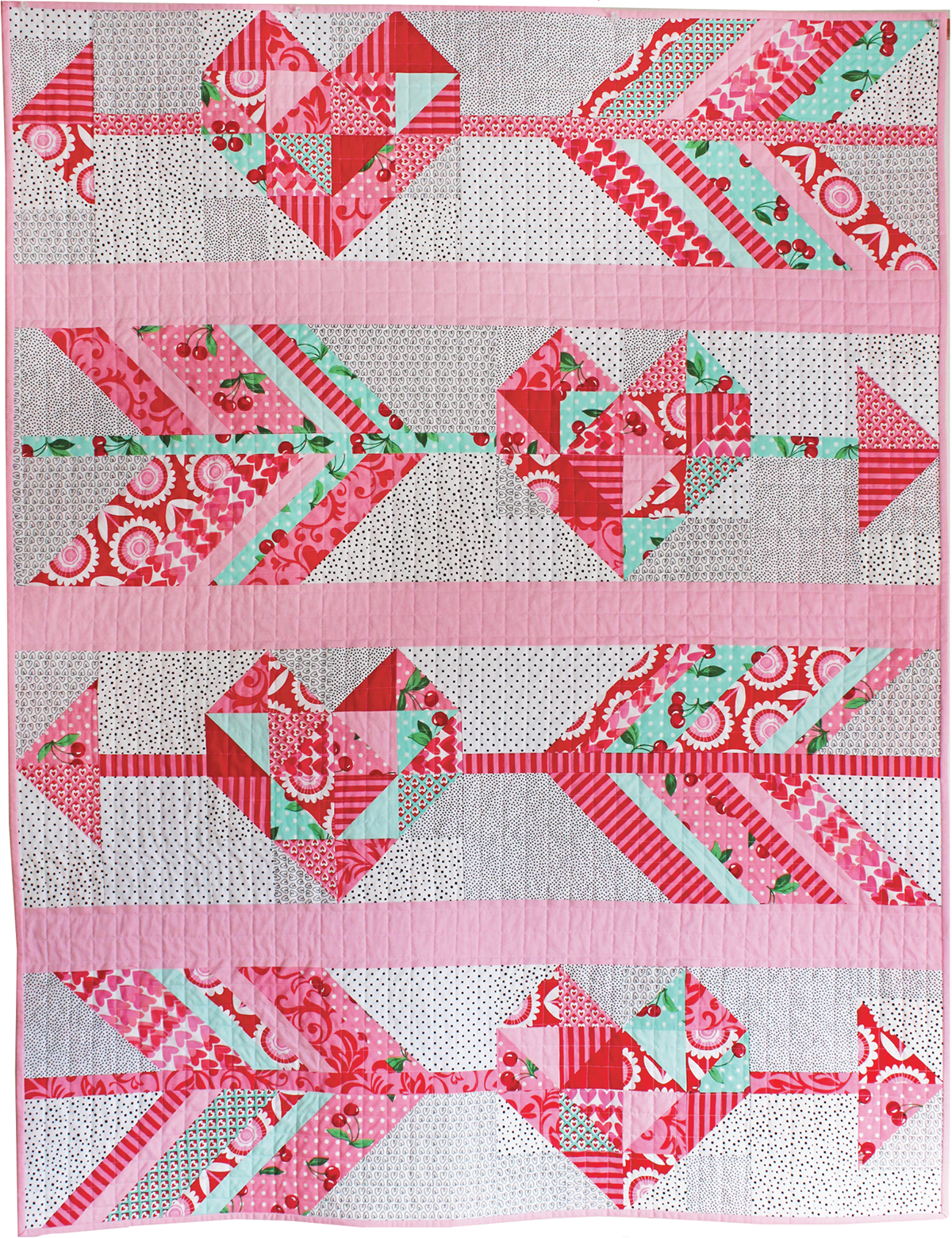 Quilt Inspiration: Free pattern day: Hearts and Valentines
