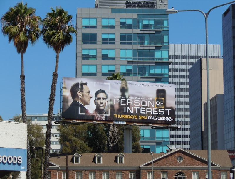 Person of Interest TV billboard