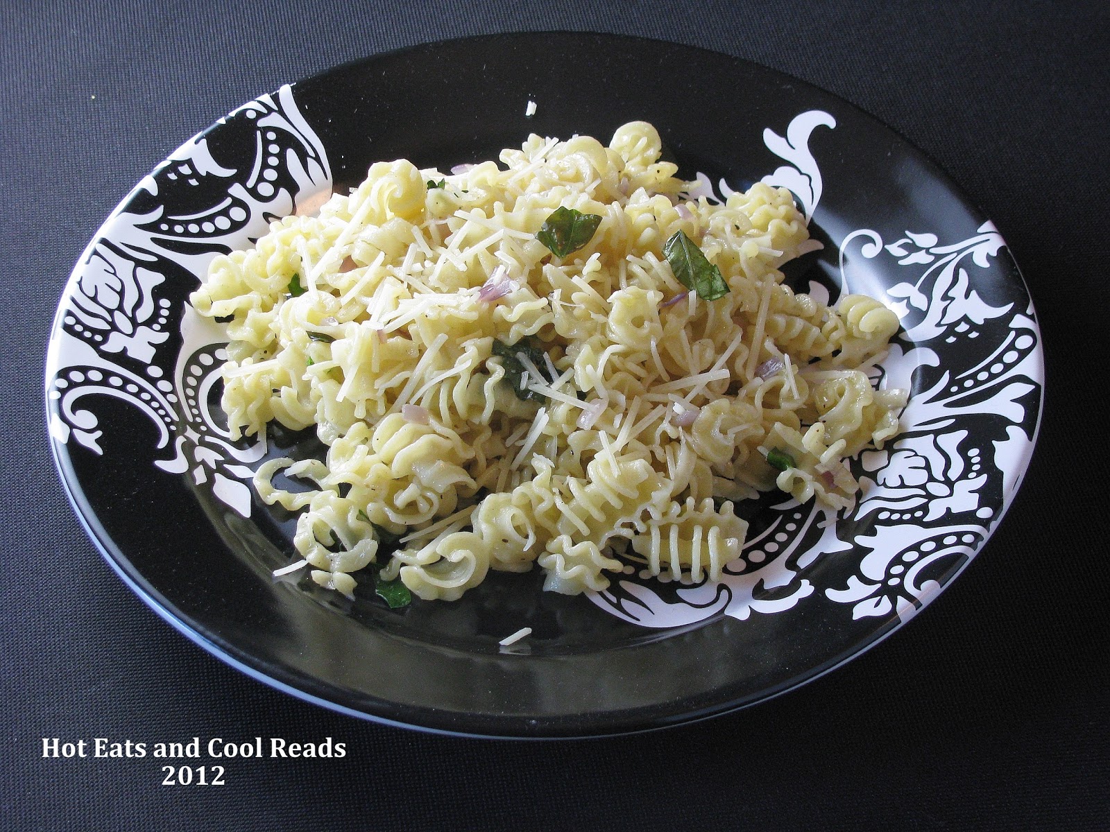 Hot Eats and Cool Reads Basil and Garlic Butter Pasta Recipe