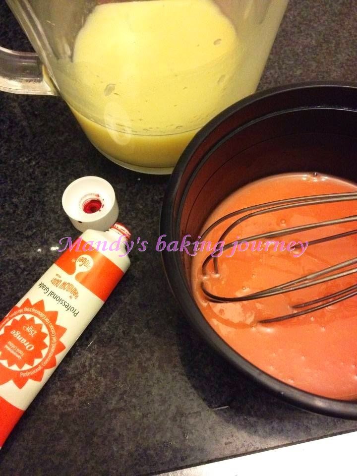 Mandy's baking journey White chocolate mirror glaze