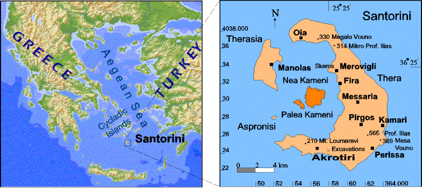 Quotidiano Honebu Di Storia E Archeologia Santorini Eruzione Vulcano Tsunami E Maremoto