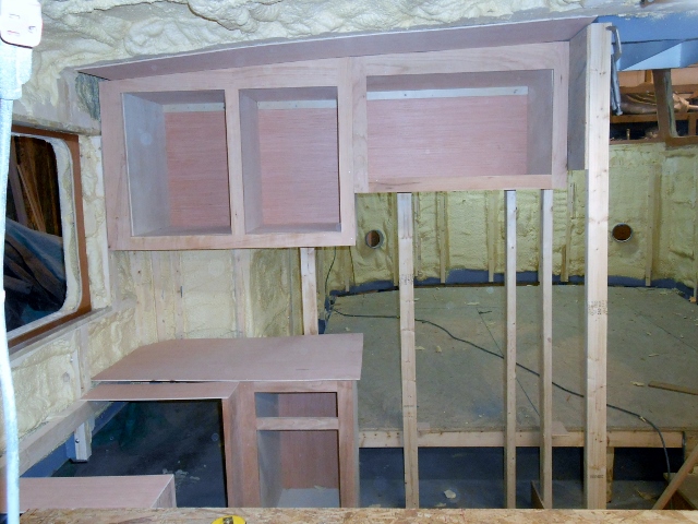 Conall S Boat Build I Started The Galley Cabinets