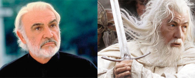 Sean Connery como Gandalf (The Lord of the Rings) Sean Connery como Gandalf (The Lord of the Rings)