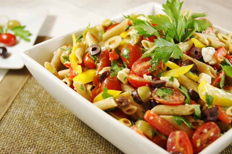 Easy Pepper & Olive Pasta Toss The Kitchen is My Playground