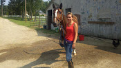 Jordan at the barn with Wes summer 2011