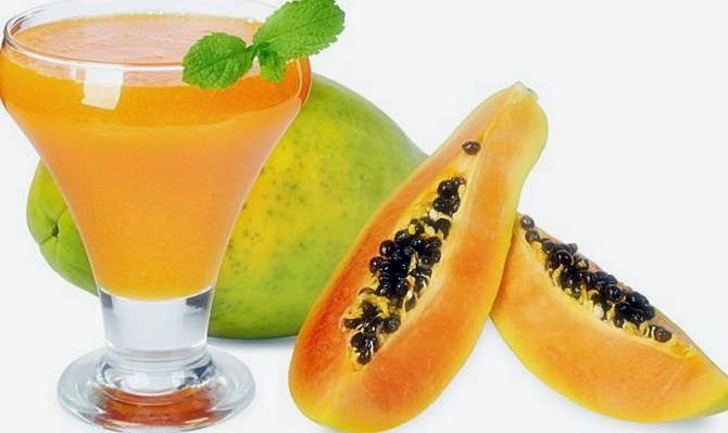 Papaya Fruit Treat Breast Beautiful Asian Woman Papaya Fruit Treat Breast Beautiful Asian Woman