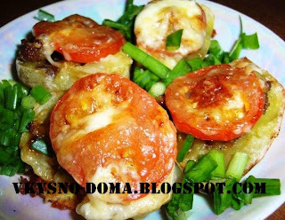 Запеченный картофель с фаршем