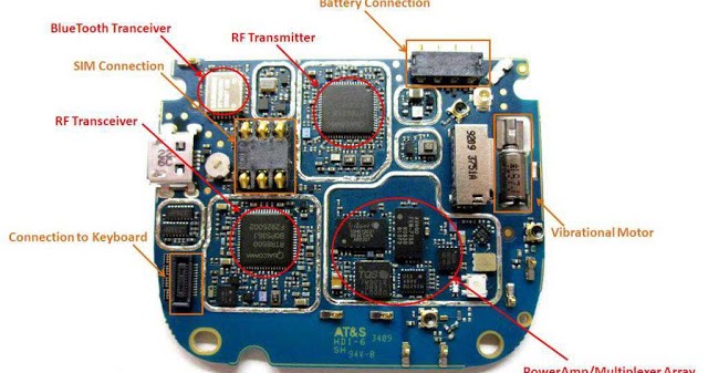 Electronics Circuit Application : Blackberry Tour 9630 PCB ... tablet block diagram 