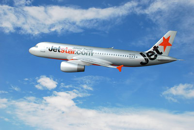 inside jetstar plane