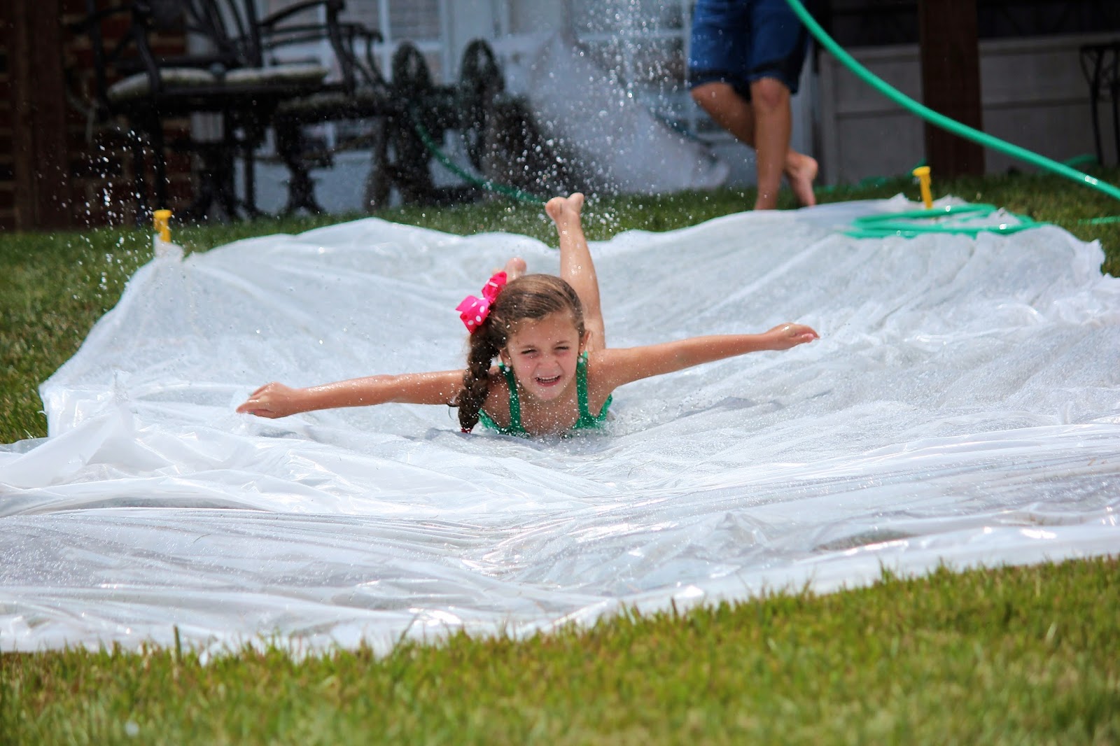 Bolling With 5 Homemade Slip&Slide