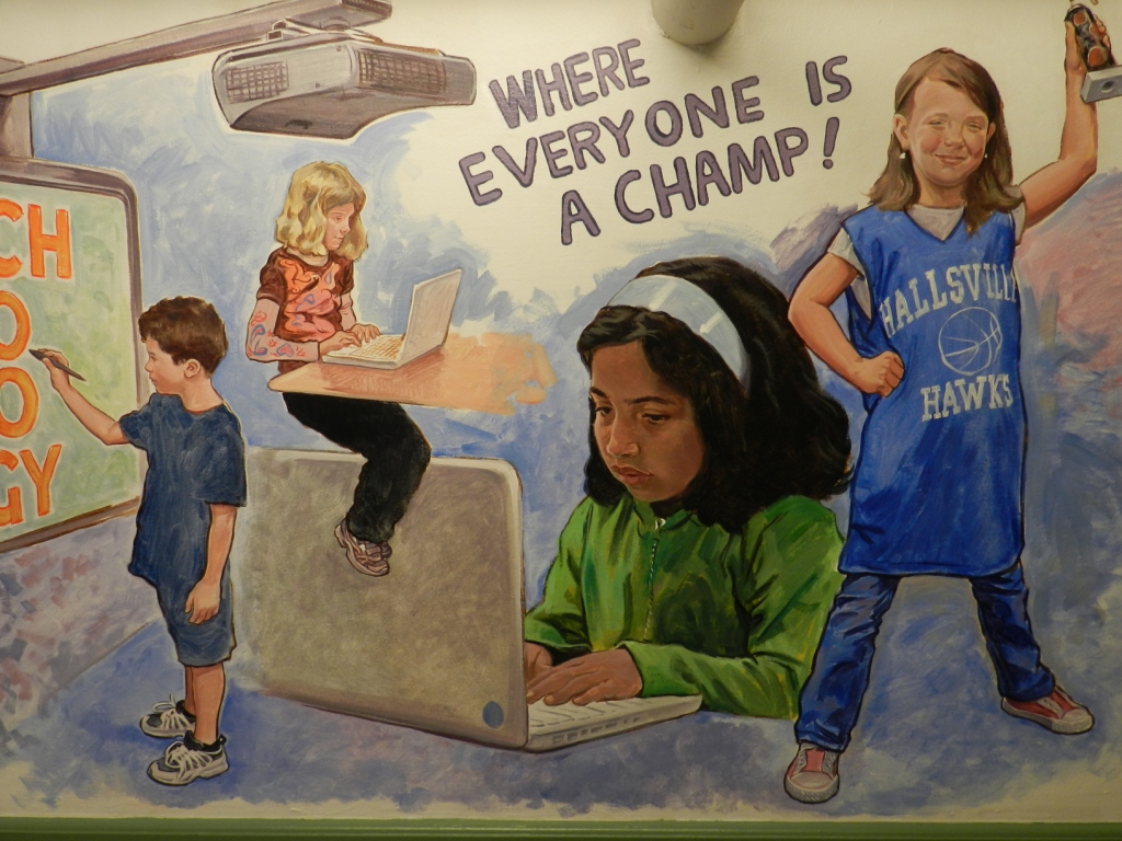 Cameron Murals Hallsville Elementary School Murals