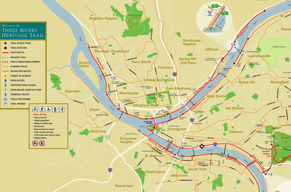 three rivers bike trail