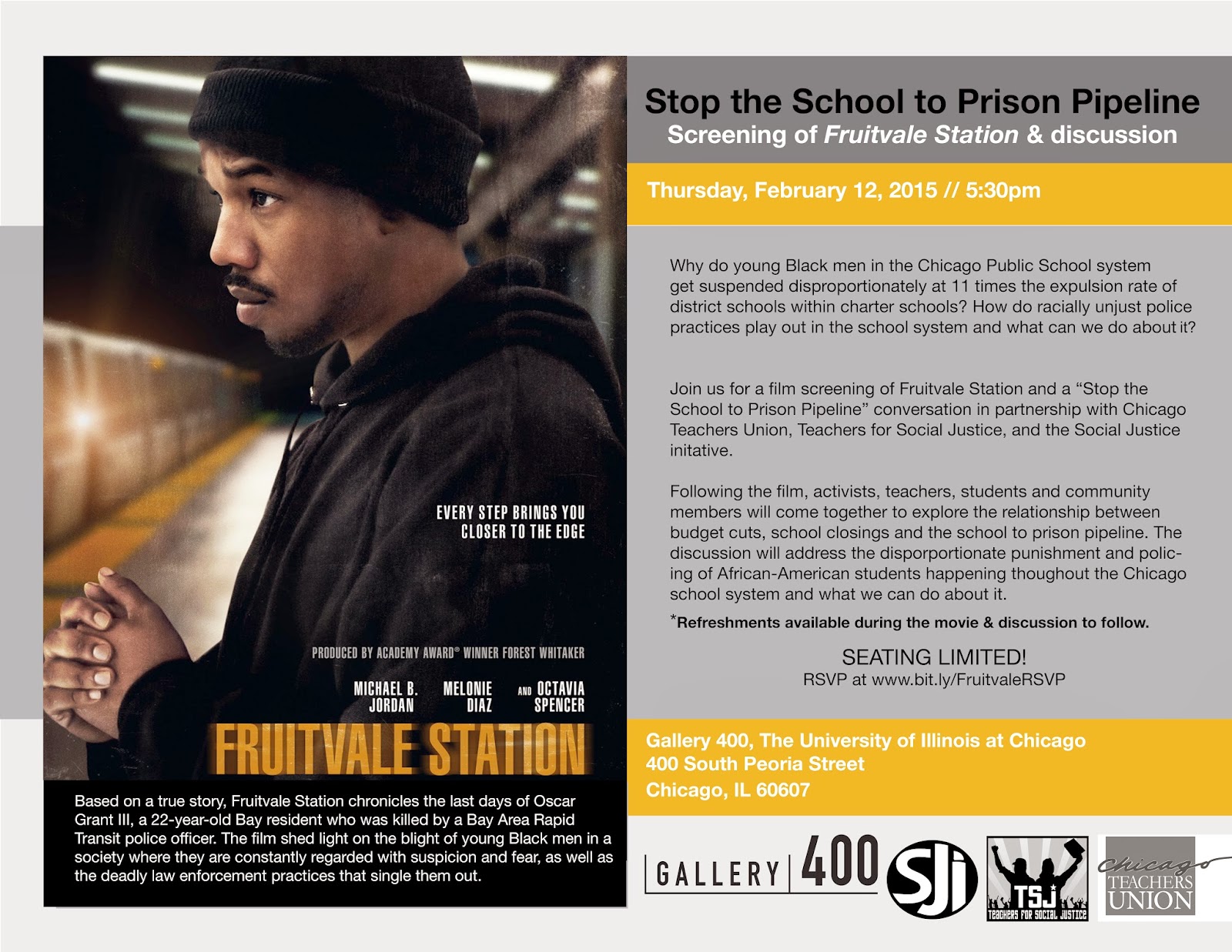 Teachers For Social Justice Stop the School to Prison Pipeline