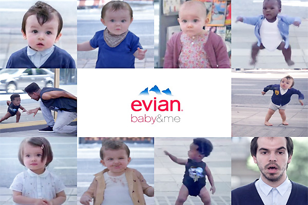 Evian Water baby&amp;me commercial (Video) Dope