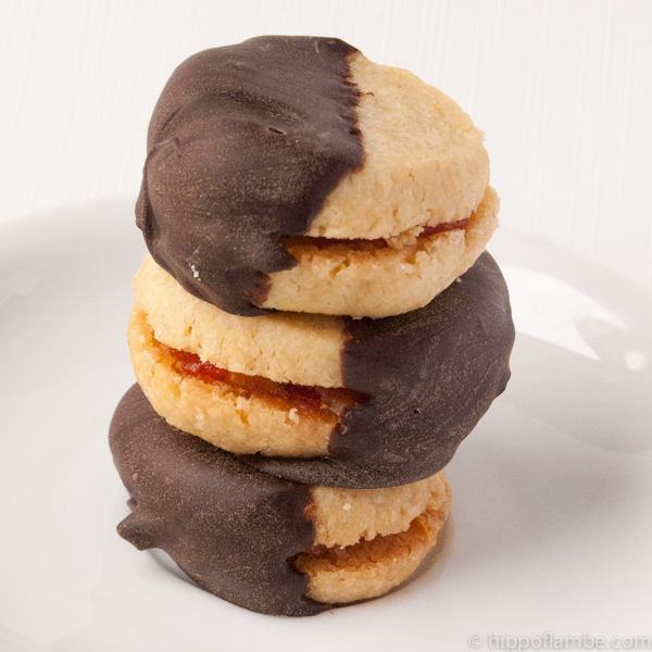 Hippo Flambé Chocolate Marmalade Sandwich Cookies