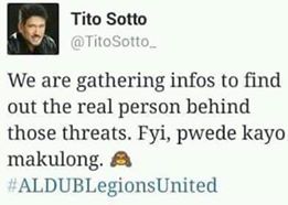 Authorities Are Now Searching For The People Who Joked About Bombing The Aldub Fans' Day! Authorities Are Now Searching For The People Who Joked About Bombing The Aldub Fans' Day!