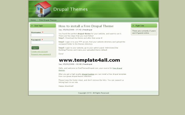 Green Business Grunge Free Drupal Style Theme Green Business Grunge Free Drupal Style Theme