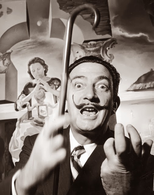 This is What Salvador Dali Looked Like  on 12/15/1951 