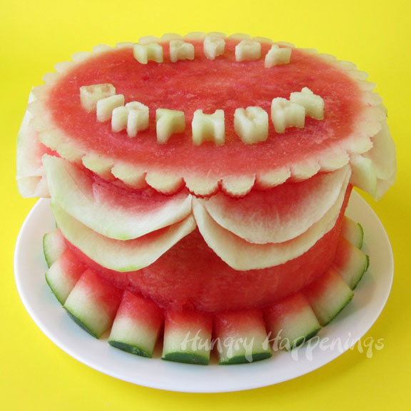 Watermelon Fruit Cake Instructions Watermelon Fruit Cake Instructions