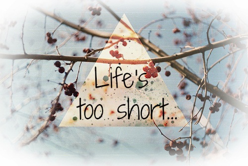 Life's too short...