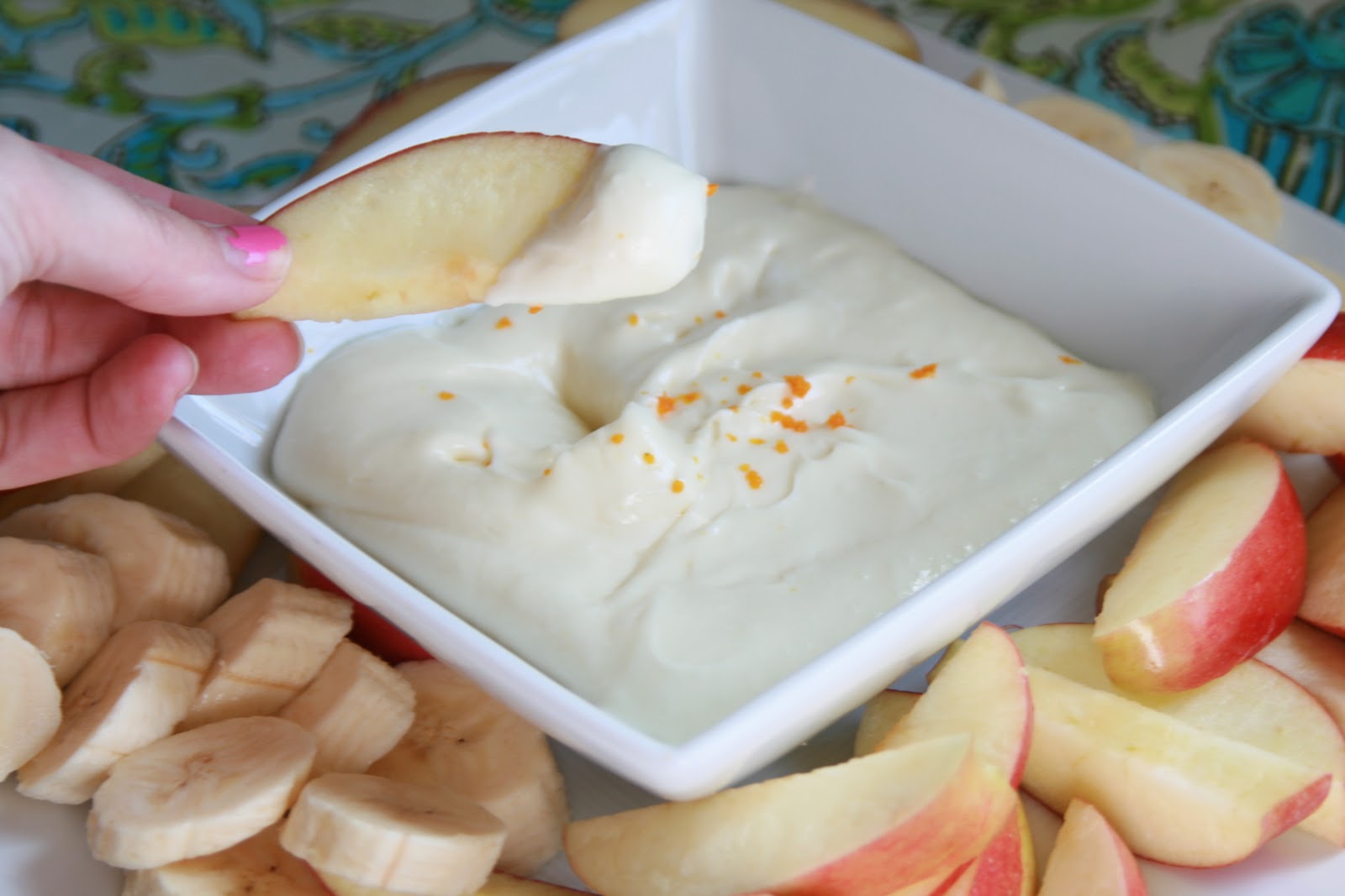 The Nummy Little Blog Orange Marshmallow Fruit Dip