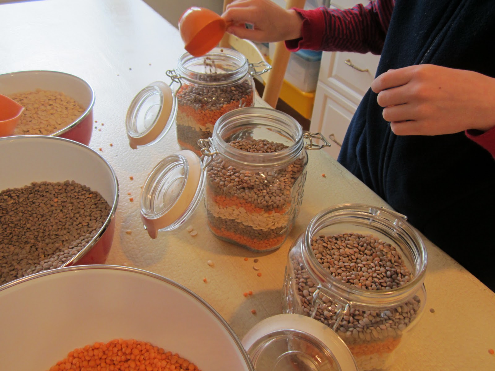 The Full Plate Blog homemade gift curried lentil soup kit in a jar