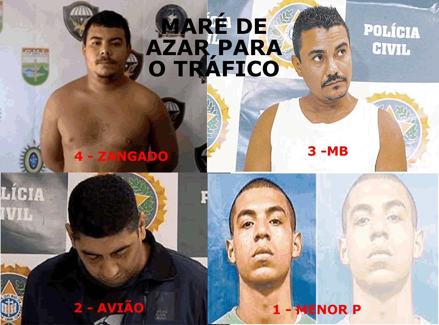 BondeBlogBrasil BBBNOTÍCIAS TRAFICANTES EM MARÉ DE AZAR PRESOS