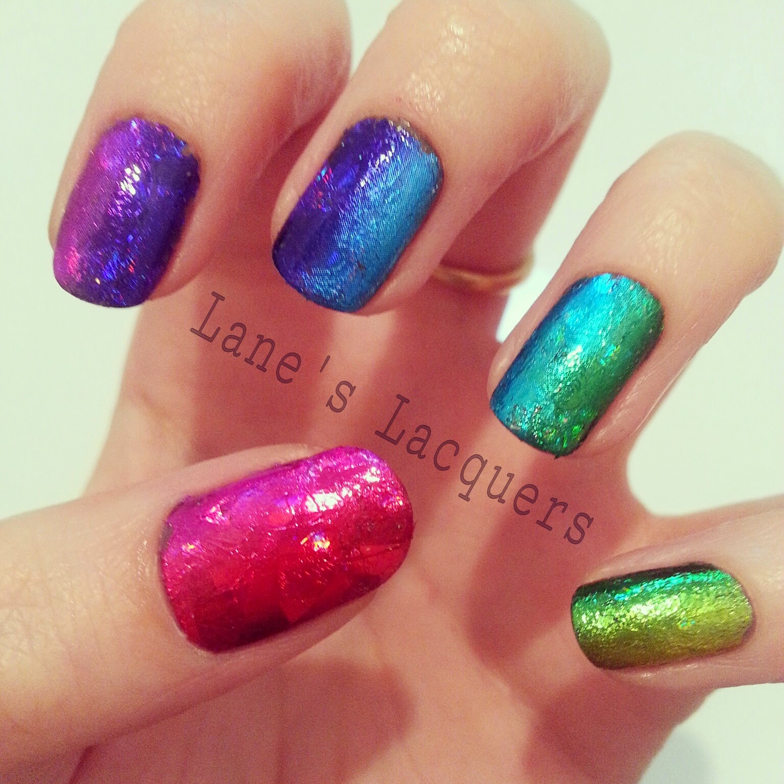 Lane's Lacquers Born Pretty Nail Foil Review