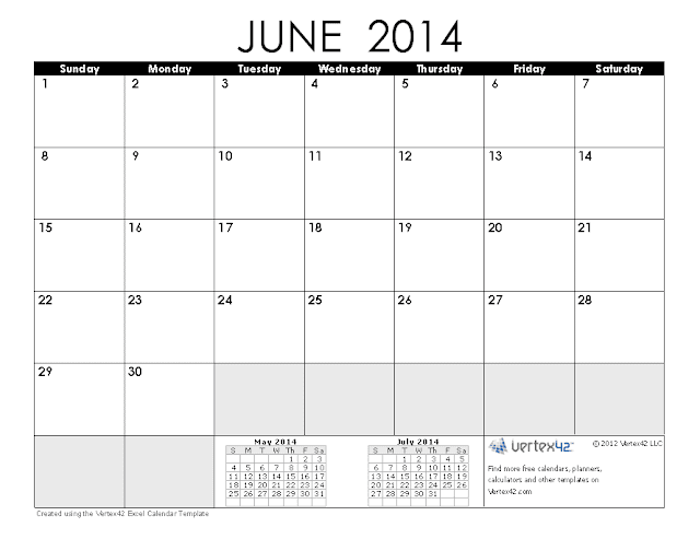 Calendar Blank Template 2014 june 2014 calendar printable 2 printable calendar 2014