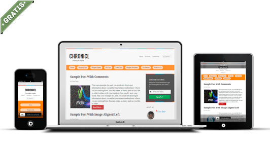 chronicl responsive blogger template