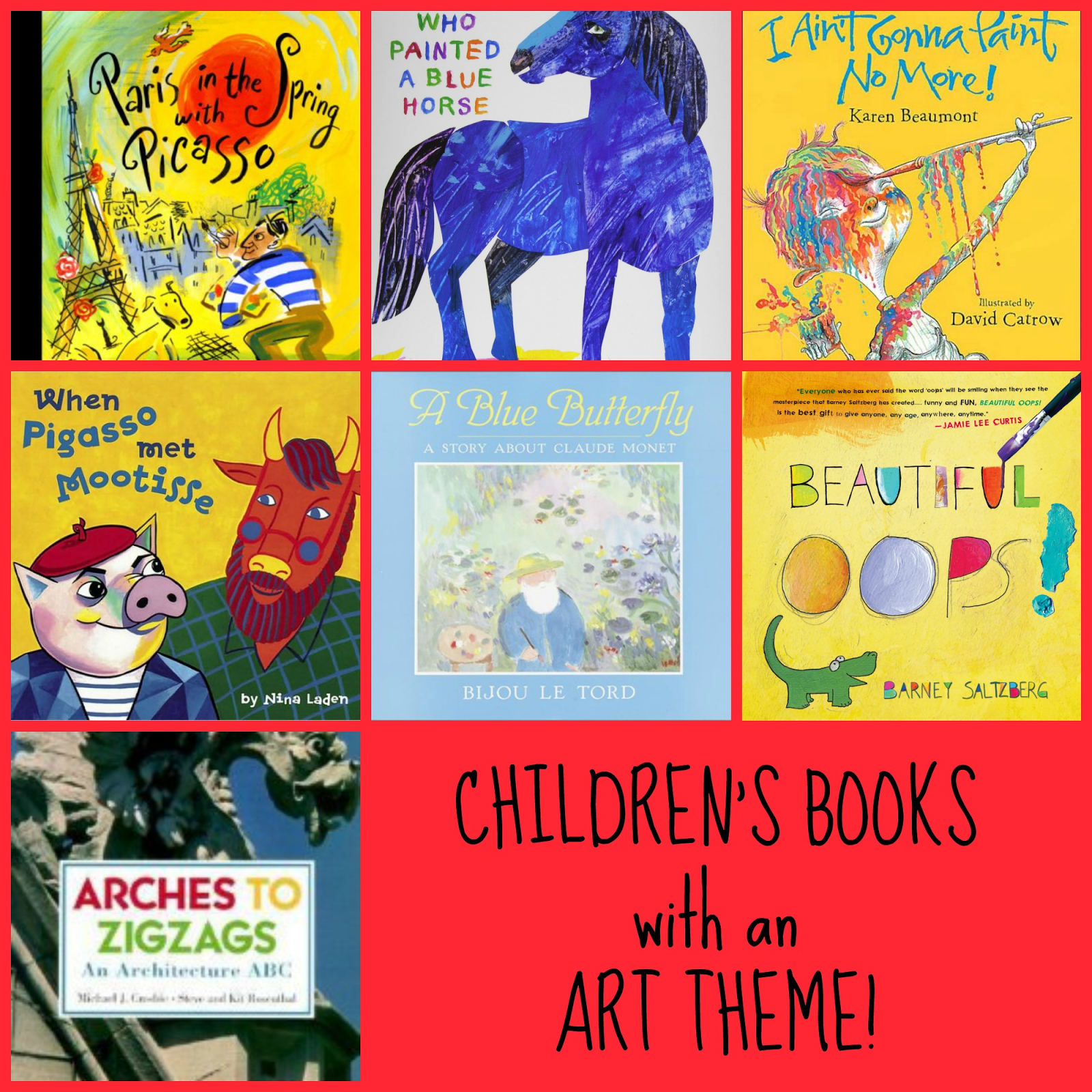 Mini and Mommies Preschool Picture Books About Art and Artists