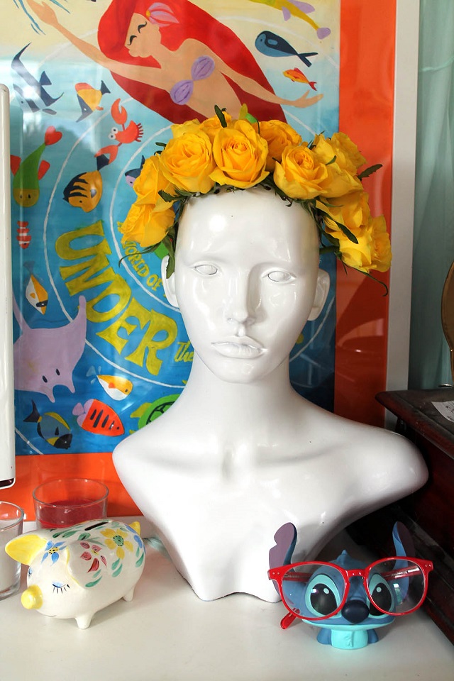 DIY Mannequin head vase