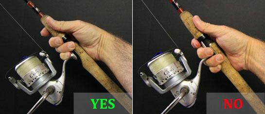 Spinning Fishing: How to Hold a Spinning Rod