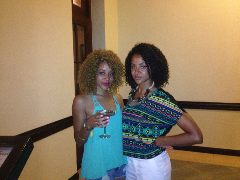 swimming with crochet braids