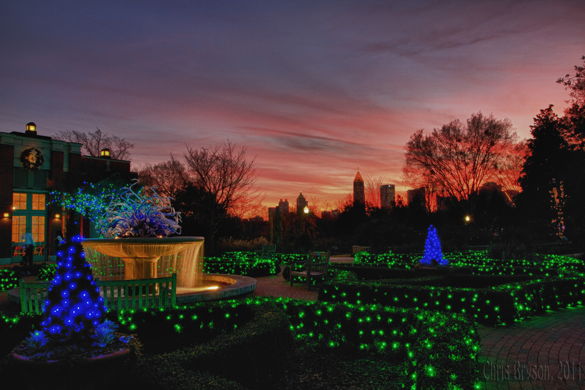 Riverbum's Random Ramblings Atlanta Botanical Garden Lights