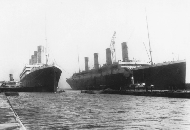 El Titanic y su hermano gemelo Olympic+y+Titanic