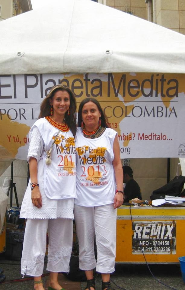 EL PLANETA MEDITA POR LA PAZ DE COLOMBIA 2013