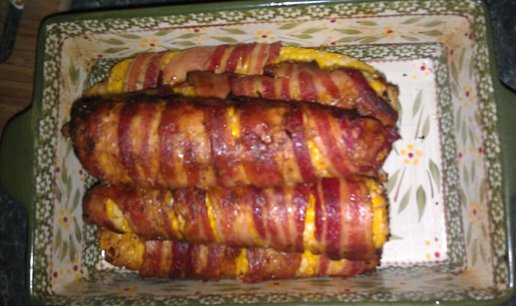 BKL Grilled Bacon Wrapped Corn on the Cob