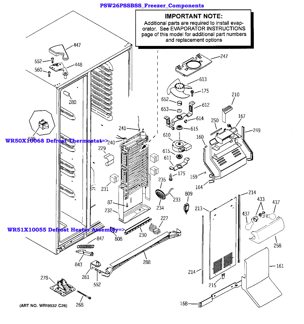 Defrost drain clogged in an LG LFX25971 Fixya