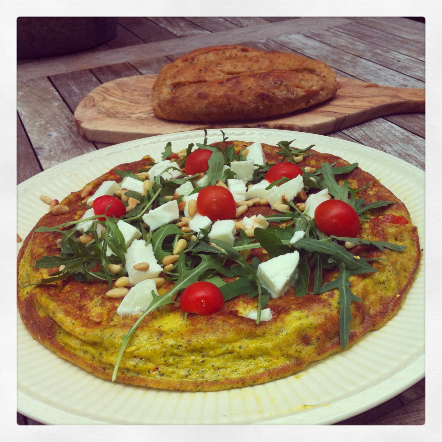 De smaak van Cécile Frittata alla caprese