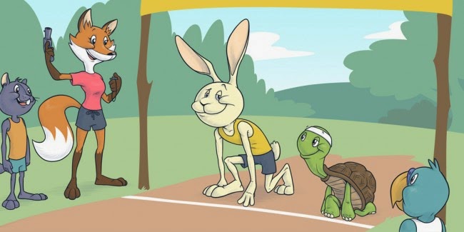 Blog do Vinicius Peixoto: Fábulas de Esopo: A Lebre e a Tartaruga