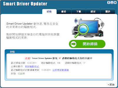 驅動程式自動更新備份工具,Smart Driver Updater 3.3.1.2 繁體中文免安裝版! 驅動程式自動更新備份工具,Smart Driver Updater 3.3.1.2 繁體中文免安裝版!