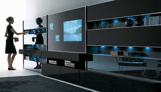 Arredamenti moderni: come nascondere nel salotto o nella camera una tv Televisione in camera da letto si o no