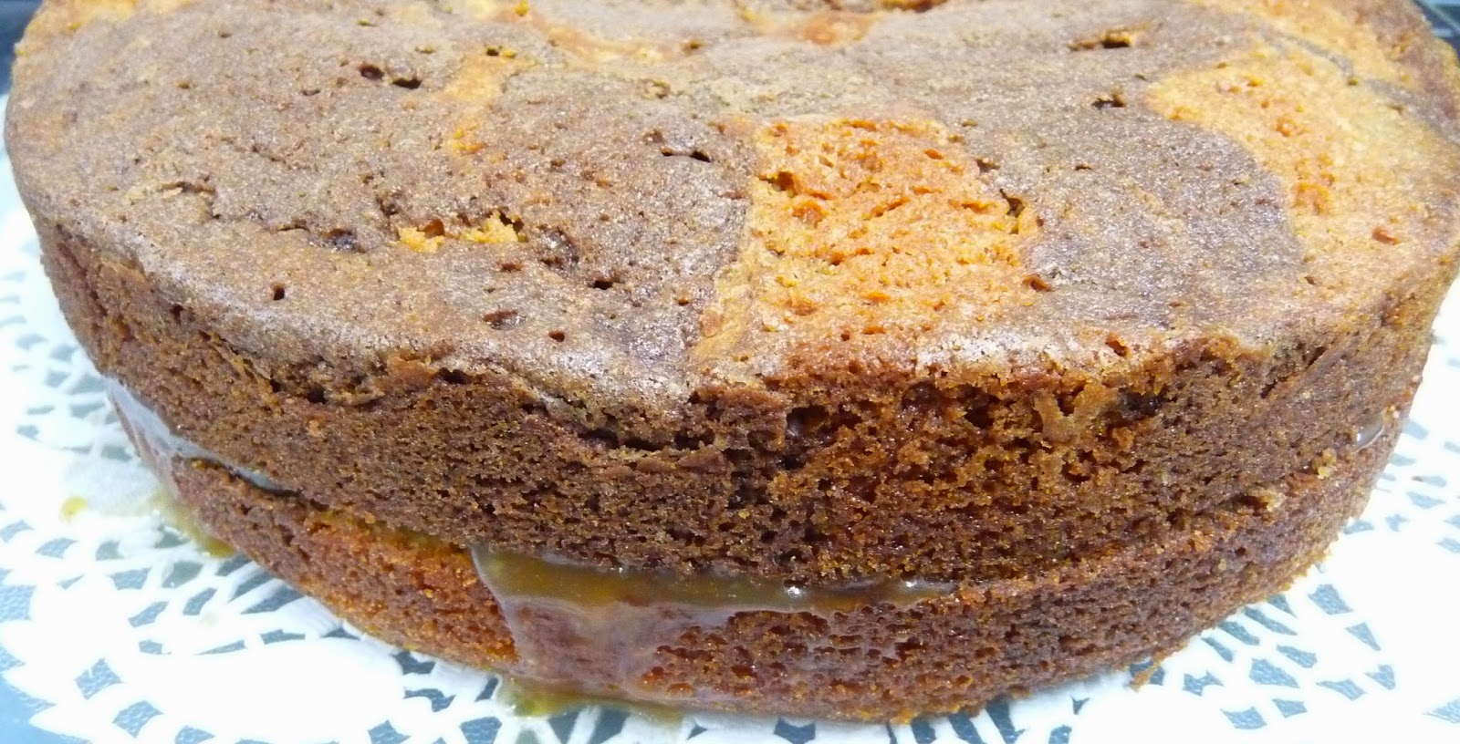 Something to look forward to Recipe Chocolate salted caramel marble cake