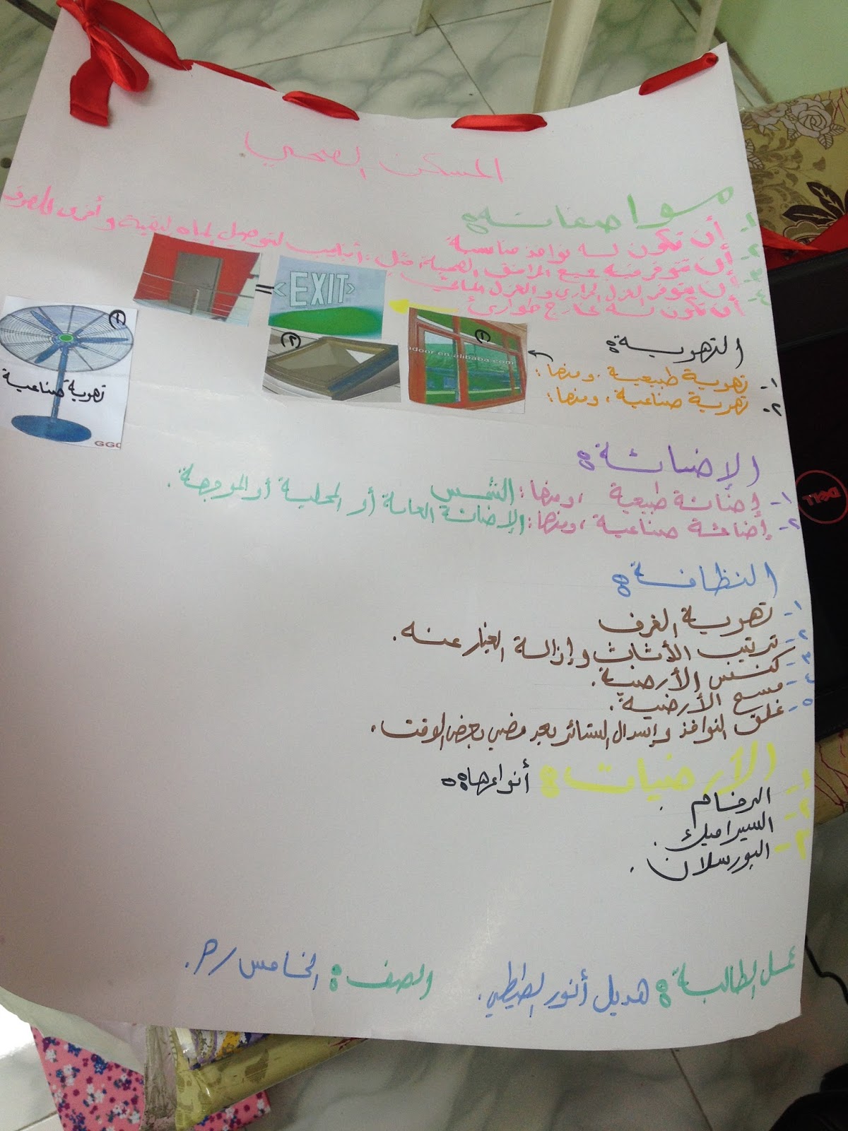 تربية أسرية بـ92 وحدة مسكني الصف الخامس المسكن الصحي