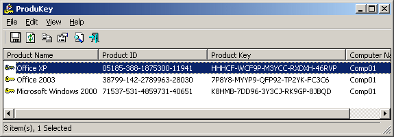 recover microsoft office 2013 product key