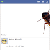 Cucarachas en el chat de Facebook (Gif Animados)