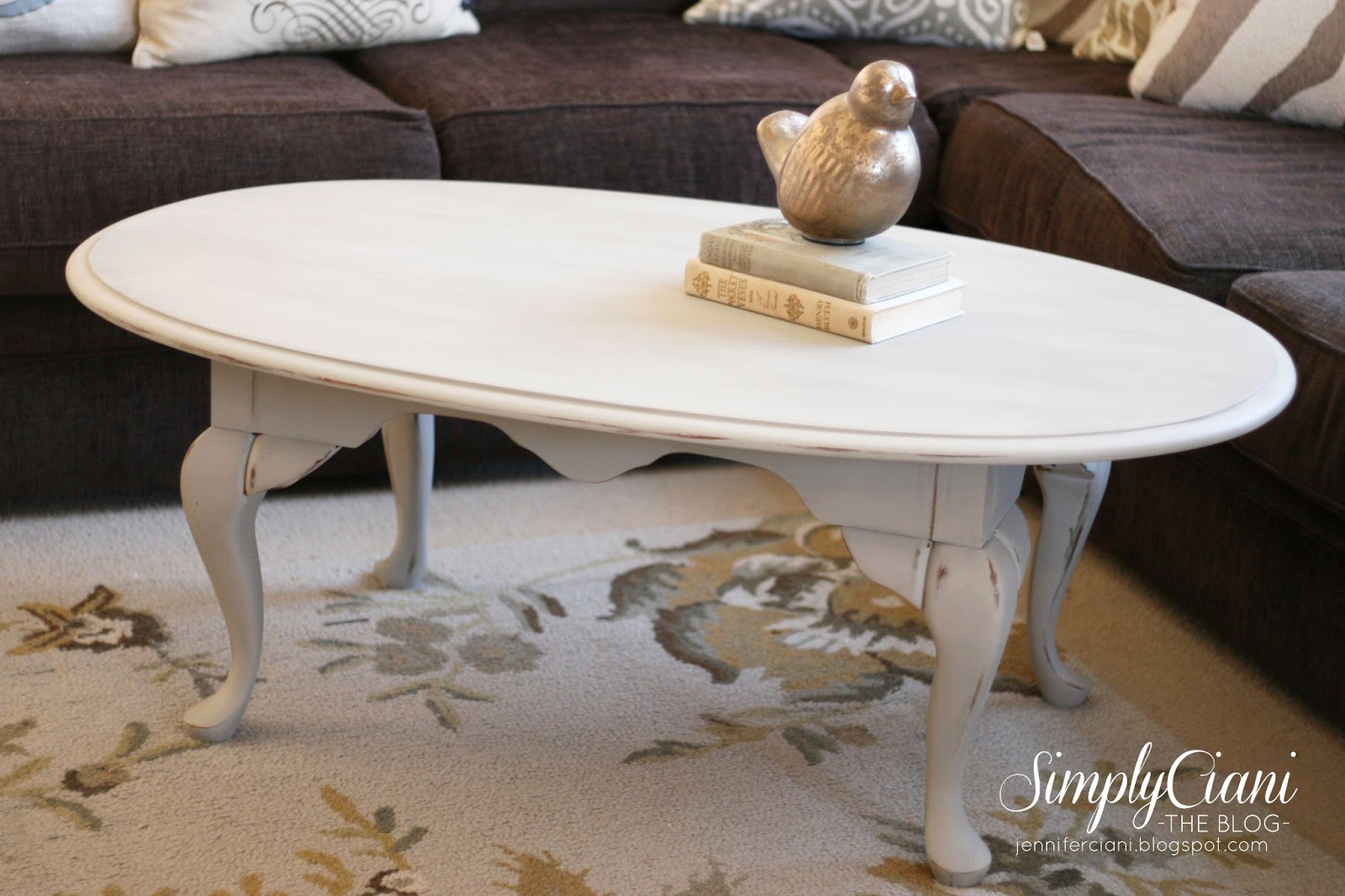 Antique Grey Coffee Table Simply Ciani