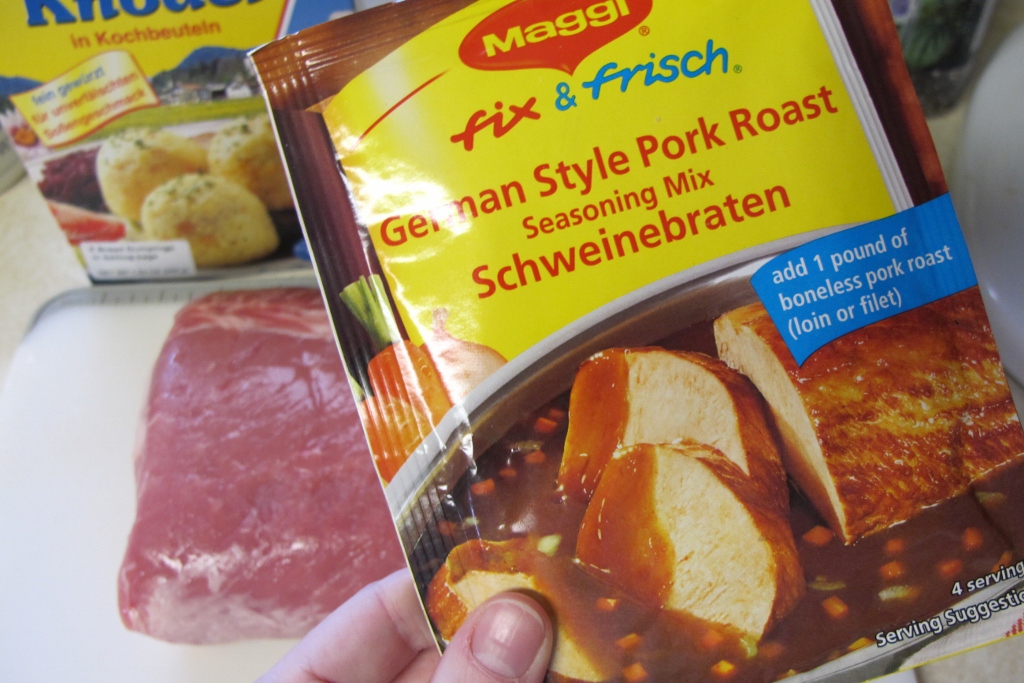 Cookin' for my Captain GermanStyle Pork Roast