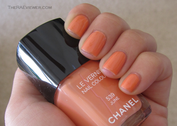 the raeviewer - a premier blog for skin care and cosmetics from an  esthetician's point of view: Chanel June Le Vernis Review, Photos, Swatches